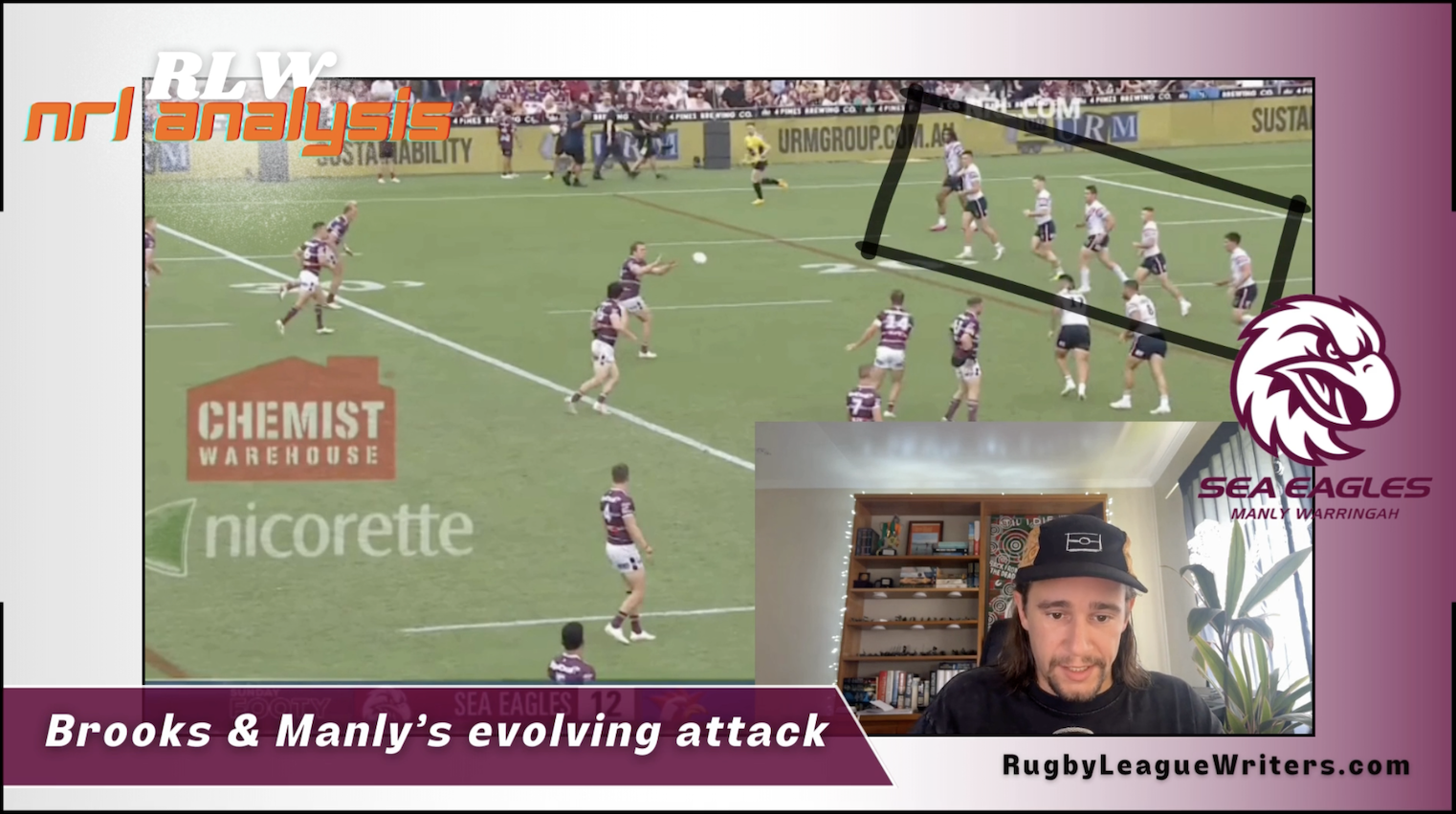 NRL Video Analysis: Brooks & Manly's evolving attack